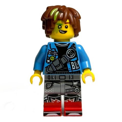 Minifigurka LEGO Mateo, Dark Azure Torso