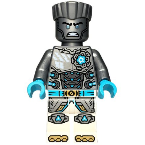 Minifigurka LEGO Zane, Silver Hair