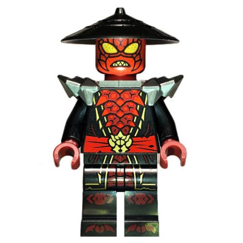 Minifigurka LEGO Drix, Pearl Titanium Neckwear