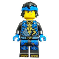 Minifigurka LEGO Nya, Pearl Titanium Outfit, Hair