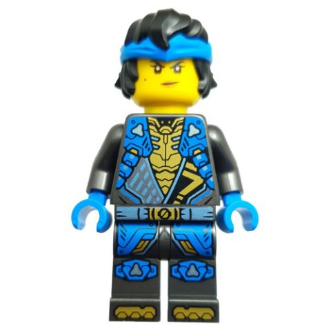 Minifigurka LEGO Nya, Pearl Titanium Outfit, Hair
