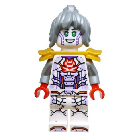 Minifigurka LEGO P.I.X.A.L., White Suit, Silver Hair