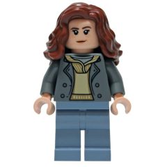 Minifigurka LEGO Hermione Granger, Dark Bluish Gray Jacket, Sand Blue Legs