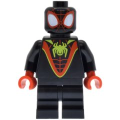 Minifigurka LEGO Spin / Spider-Man (Miles Morales), Medium Black Legs, Lime Spider