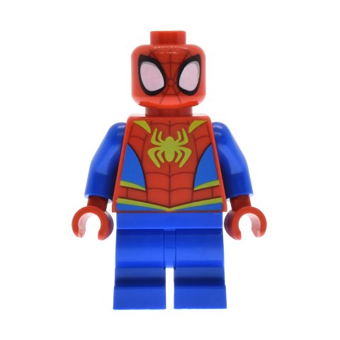 Minifigurka LEGO Spider-Man (Spidey), Medium Legs, Lime Spider Print