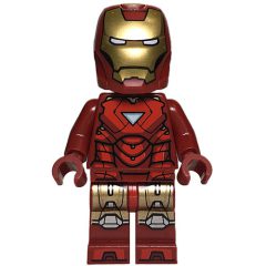 Minifigurka LEGO Iron Man Mark 6 Armor, HUD on Face