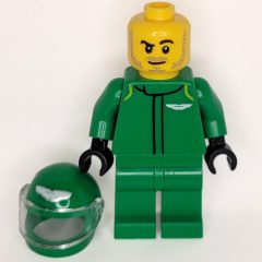 Minifigurka LEGO F1 Driver, Aston Martin, Green Suit