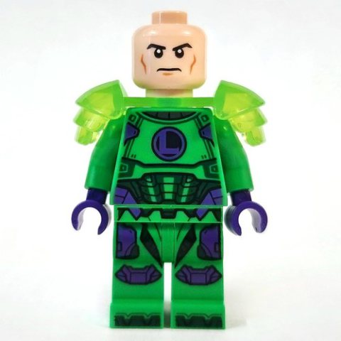 Minifigurka LEGO Lex Luthor, Kryptonite Suit