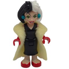 Minifigurka LEGO Cruella de Vil, Minidoll