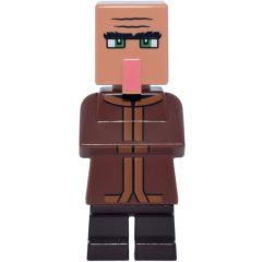 Minifigurka LEGO Villager, Reddish Brown, Coral Nose