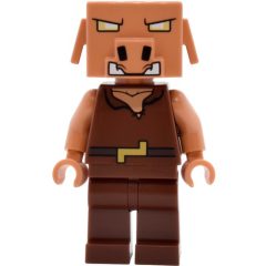 Minifigurka LEGO Piglin, Reddish Brown Legs