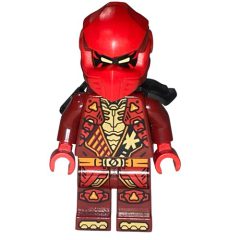 Minifigurka LEGO Kai, Dark Red Suit, Red Helmet, Scabbard