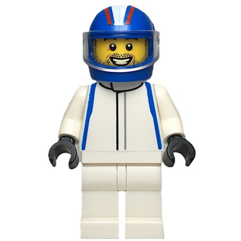 Minifigurka LEGO Visa Cash App Racing Bull F1 Driver, Standard Helmet