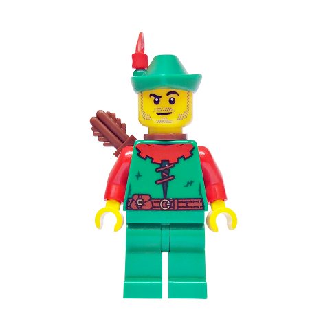Minifigurka LEGO Forestman, Quiver, Stubbles