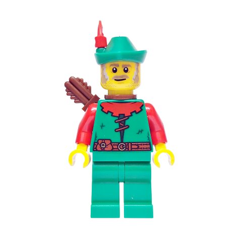 Minifigurka LEGO Forestman, Quiver, Beard