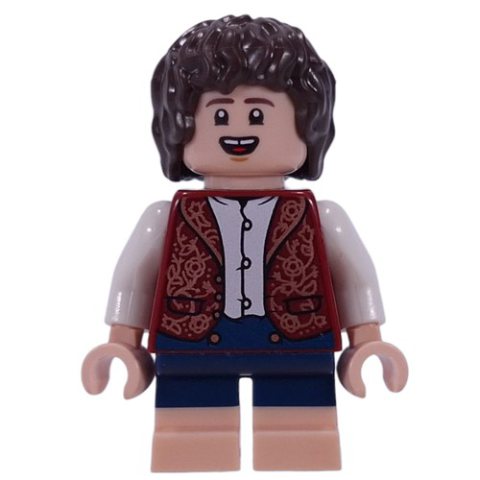 Minifigurka LEGO Frodo Baggins, Dark Red Torso