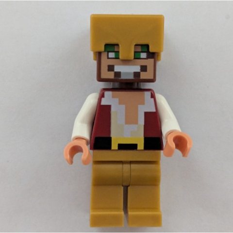 Minifigurka LEGO Minecraft Hero, Gold Helmet