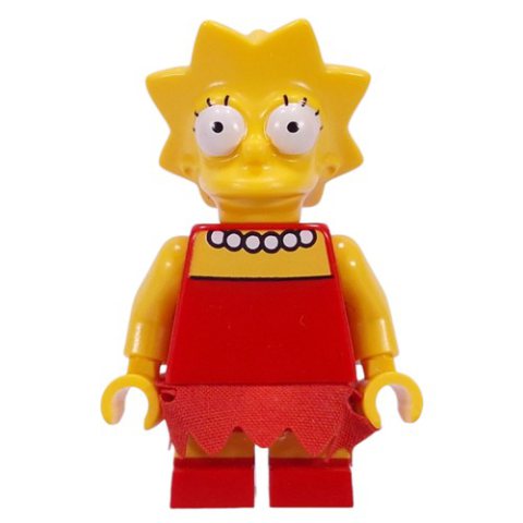 Minifigurka LEGO Lisa Simpsons, Skirt with 2 Center Leg Holes