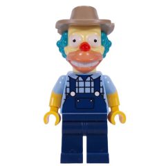 Minifigurka LEGO Krusty the Clown, Farmer Outfit