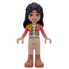 Minifigurka LEGO Liann - Coral Jacket, Tan Pants