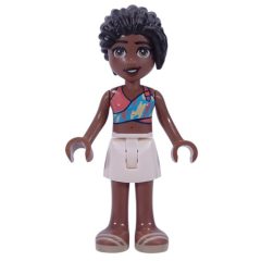 Minifigurka LEGO Celine - Coral Top, White Shorts