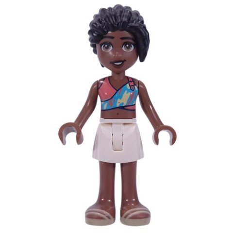 Minifigurka LEGO Celine - Coral Top, White Shorts