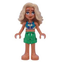 Minifigurka LEGO Sage - Dark Azure Top, Bright Green Shorts