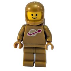 Minifigurka LEGO Classic Spaceman, Pearl Gold with Airtanks