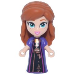 Minifigurka LEGO Anna - Microdoll, Dark Purple Dress