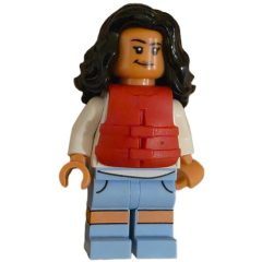 Minifigurka LEGO Teresa Delgado, Red Life Jacket