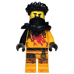 Minifigurka LEGO Arin, Black Shoulder Armor and Mask, Hair
