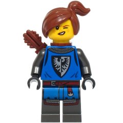 Minifigurka LEGO Black Falcon Archer, Female