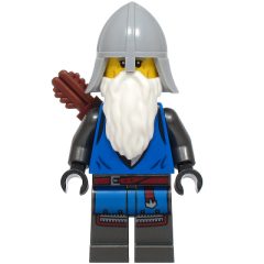 Minifigurka LEGO Black Falcon Archer, White Beard