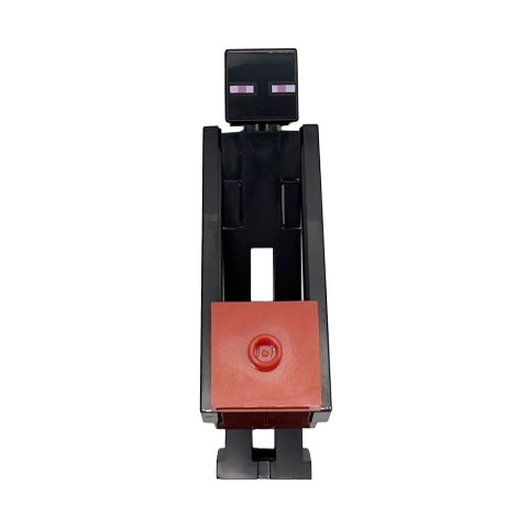 Minifigurka LEGO Enderman, Red Box, Red Floor Plate