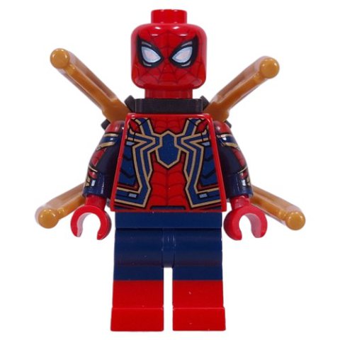 Minifigurka LEGO Iron Spider-Man, Plain Legs, 3171 Claws