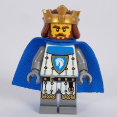 Minifigurka LEGO King, Armor with White Tunic, Crown