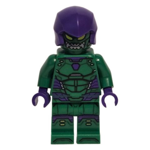 Minifigurka LEGO Green Goblin, Dark Purple Hood