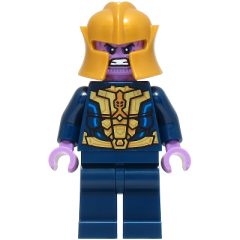 Minifigurka LEGO Thanos, Dark Blue and Gold Outfit, Dark Blue Arms