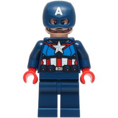 Minifigurka LEGO Captain America, No Wings on Helmet