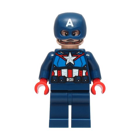 Minifigurka LEGO Captain America, No Wings on Helmet