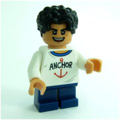 Minifigurka LEGO Monkey D. Luffy, Short Legs, Open Mouth Smile