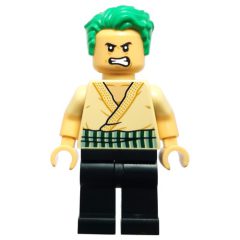Minifigurka LEGO Roronoa Zoro, Hair, Angry