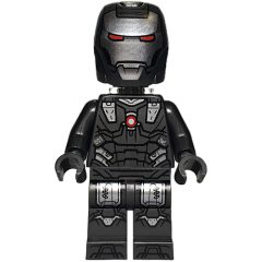 Minifigurka LEGO War Machine, Trans-Clear Neck Bracket, Pearl Titanium Hands