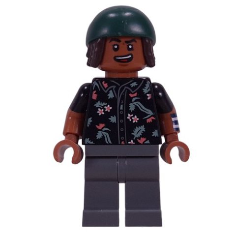 Minifigurka LEGO Usopp, Dark Green Hat