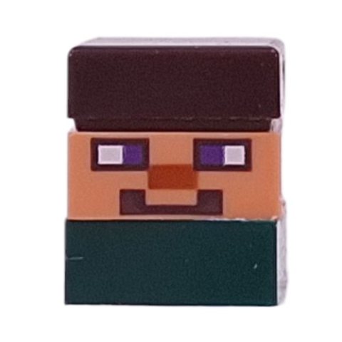 Minifigurka LEGO Micromob Steve, Dark Green Torso