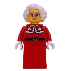 Minifigurka LEGO Mrs. Claus, Plain Red Dress