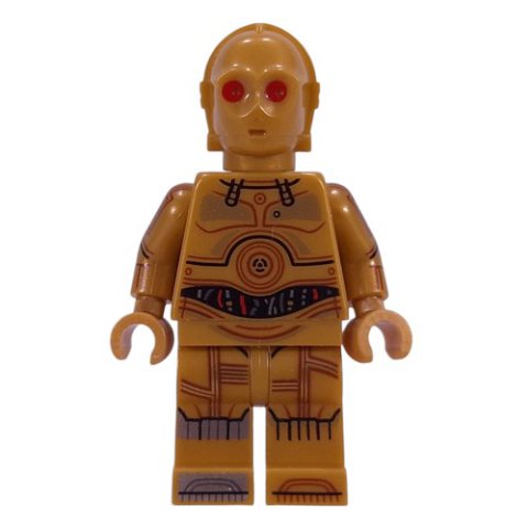 Minifigurka LEGO C-3PO, Red Eyes