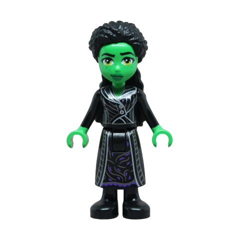Minifigurka LEGO Elphaba, Black Hair