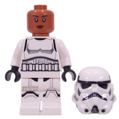 Minifigurka LEGO Stormtrooper, Sienna Brown Head, Female