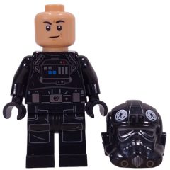 Minifigurka LEGO TIE Pilot, Printed Legs, Warm Tan Head